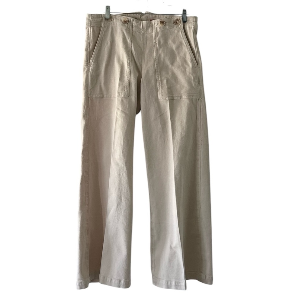 Pilcro by Anthropologie The Kit High Rise Wide Leg Utility Trouser NWT